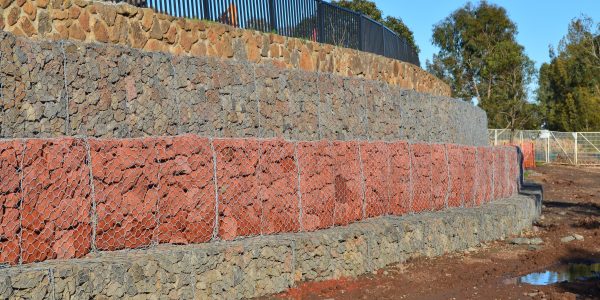 The Promenade Point Cook Gabion Retaining Walls Melbourne | Stringline
